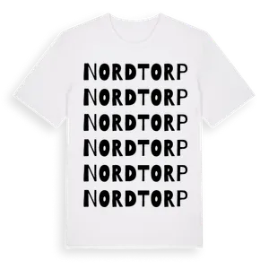 Nordtorp ordlek t-shirt – ekologisk bomull t-shirt från Pinshirt