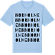 Blue Soul t-shirt med Norholmen ordlek t-shirt