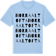 Blue Soul t-shirt med Norra Altofta ordlek t-shirt