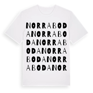 Norra Boda ordlek t-shirt – ekologisk bomull t-shirt från Pinshirt