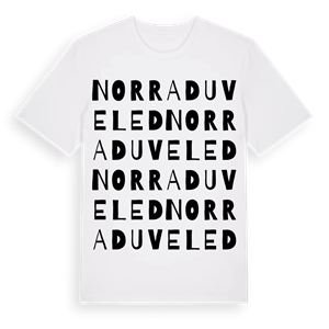 Norra Duveled ordlek t-shirt – ekologisk bomull t-shirt från Pinshirt