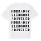Norra Duveled ordlek t-shirt