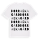 Norra Ekagård ordlek t-shirt