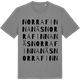 Mid Heather Gray t-shirt med Norra Finnanäs ordlek t-shirt