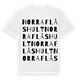 Norra Flåshult ordlek t-shirt