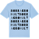 Blue Soul t-shirt med Norra Grohult ordlek t-shirt