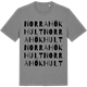 Mid Heather Gray t-shirt med Norra Hökhult ordlek t-shirt
