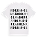 Norra Holma ordlek t-shirt