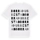 Norra Hubbestad ordlek t-shirt