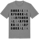 Mid Heather Gray t-shirt med Norra Liarp ordlek t-shirt