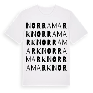 Norra Mark ordlek t-shirt – ekologisk bomull t-shirt från Pinshirt