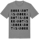 Mid Heather Gray t-shirt med Norra Notåsa ordlek t-shirt