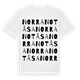 Norra Notåsa ordlek t-shirt