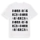 White t-shirt med Norra Rågrena ordlek t-shirt