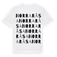 Norra Råsa ordlek t-shirt