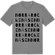 Mid Heather Gray t-shirt med Norra Rockenåsen ordlek t-shirt