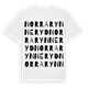 Norra Rynneryd ordlek t-shirt