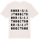Vintage White t-shirt med Norra Salutorget ordlek t-shirt