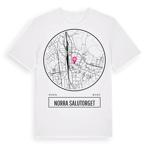 Norra Salutorget t-shirt – ekologisk bomull t-shirt från Pinshirt