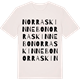 Vintage White t-shirt med Norra Skinnebo ordlek t-shirt