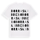Norra Skinnebo ordlek t-shirt