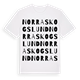 Norra Skogslund ordlek t-shirt