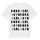 Norra Sölaryd ordlek t-shirt