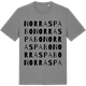 Mid Heather Gray t-shirt med Norra Spabo ordlek t-shirt