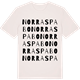 Vintage White t-shirt med Norra Spabo ordlek t-shirt
