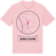 Pink Cotton t-shirt med Norra Stigamo t-shirt