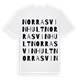 Norra Svinhult ordlek t-shirt