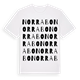 White t-shirt med Norrabo ordlek t-shirt