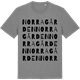 Mid Heather Gray t-shirt med Norragården ordlek t-shirt