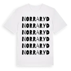 Norraryd ordlek t-shirt – ekologisk bomull t-shirt från Pinshirt