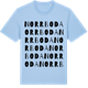 Blue Soul t-shirt med Norrboda ordlek t-shirt