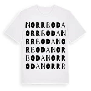 Norrboda ordlek t-shirt – ekologisk bomull t-shirt från Pinshirt