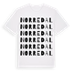 Norredal ordlek t-shirt