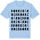 Blue Soul t-shirt med Norregården ordlek t-shirt