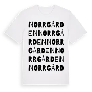 Norrgården ordlek t-shirt – ekologisk bomull t-shirt från Pinshirt