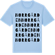 Blue Soul t-shirt med Norrgården ordlek t-shirt