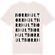 Vintage White t-shirt med Norrhult ordlek t-shirt