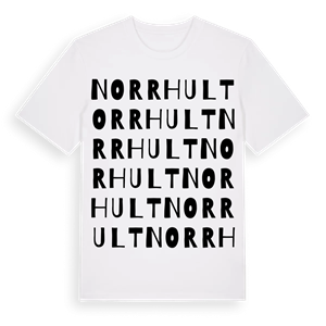 Norrhult ordlek t-shirt – ekologisk bomull t-shirt från Pinshirt