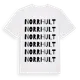White t-shirt med Norrhult ordlek t-shirt
