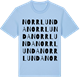 Blue Soul t-shirt med Norrlunda ordlek t-shirt