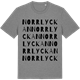 Mid Heather Gray t-shirt med Norrlyckan ordlek t-shirt