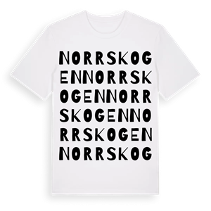 Norrskogen ordlek t-shirt – ekologisk bomull t-shirt från Pinshirt