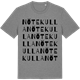 Mid Heather Gray t-shirt med Nötekulla ordlek t-shirt
