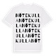 Nötekulla ordlek t-shirt