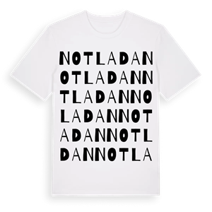 Notladan ordlek t-shirt – ekologisk bomull t-shirt från Pinshirt