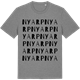 Mid Heather Gray t-shirt med Nyarp ordlek t-shirt